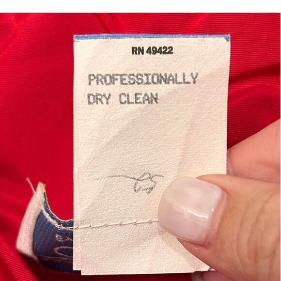 Vintage Gunne Sax by Jessica McClintock Red Semi-Formal size 9 DEADSTOCK RARE - Picture 5 of 8